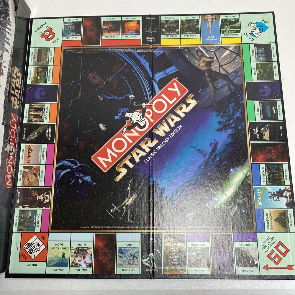 Monopoly: Star Wars Classic Trilogy Edition 1997 Parker Brothers game - Picture 2 of 10